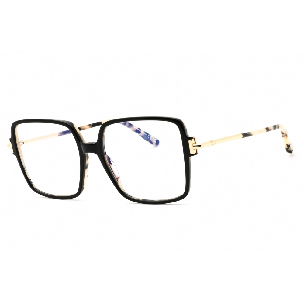 Nwt Tom Ford Ft5915-B Black Rectangle 53mm Eyeglasses